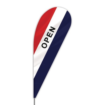 Global Flags Unlimited Open Message Bowflag - Tear Drop 205659